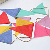 Гирлянда из цветной мешковины № 3 (3,2 м)