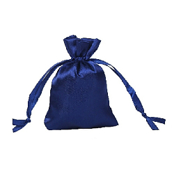 Мешочек атласный 15х20см, темно-синий