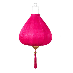 Вьетнамский фонарик 12" Тыква малиновый 815
