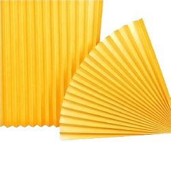 Веер-гармошка 180г/м 60 см, желтый