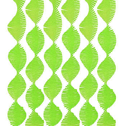 Гирлянда из гофрированной бумаги 280х15 см, салатовый